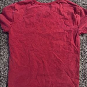 Five Star Red Cotton Blend Tee